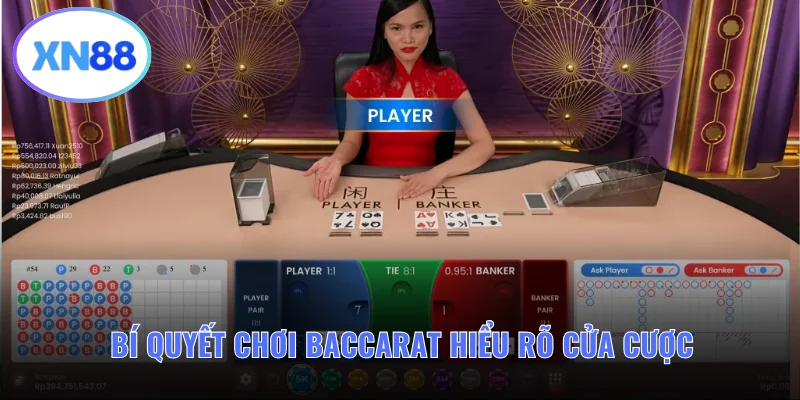 Hiểu rõ các cửa cược trước khi dùng bí quyết chơi Baccarat
